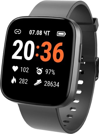 Умные часы Geozon Marathon (черный) - фото