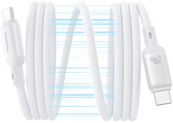 Кабель Baseus PicoGo USB Type-C - USB Type-C (1 м, белый) - фото