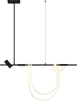 Подвесная люстра Kinklight Кайли 08039K-120A.19 (черный) - фото