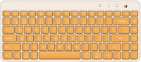Клавиатура Xiaomi Dual Mode Wireless Keyboard XMBXJP01YM (бежевый/желтый) - фото