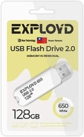 USB Flash Exployd 650 128GB (белый) - фото