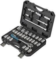 Набор трещотка с головками Bort BTK-33 (33 предмета) - фото