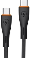 Кабель EOFE CC21 USB Type-C - USB Type-C (1 м, черный) - фото