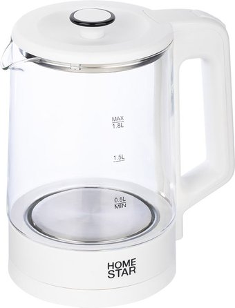 Электрический чайник HomeStar HS-1008 (белый) - фото