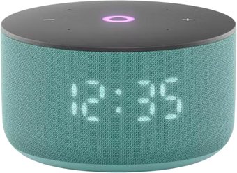 Умная колонка Яндекс Станция Мини 3 с часами (бирюзовый) - фото