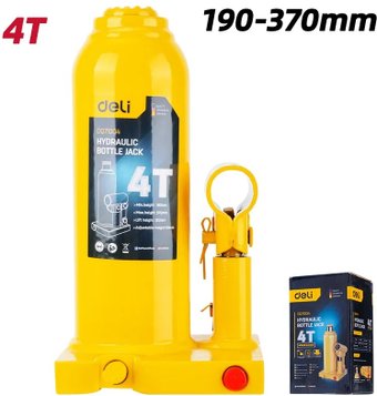 Бутылочный домкрат Deli DQ71004 4т - фото