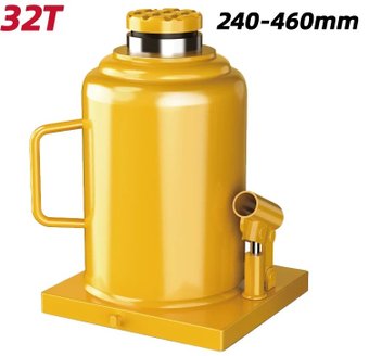 Бутылочный домкрат Deli DQ71032 32т - фото