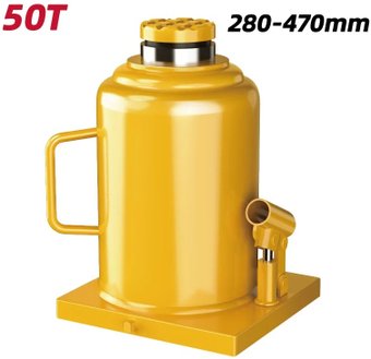 Бутылочный домкрат Deli DQ71050 50т - фото