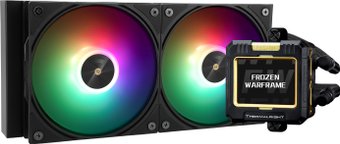 Система жидкостного охлаждения для процессора Thermalright Frozen Warframe 240 ARGB (черный) - фото