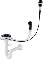 Сифон GranFest 13PB2-P2 (черный) - фото