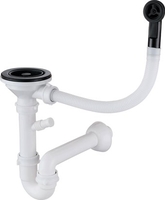 Сифон GranFest 12PB2-P2A (черный) - фото