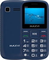 Телефон Maxvi B201 (синий) - фото