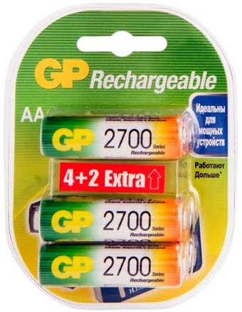 Аккумулятор GP 2700AAHC4/2-2CR6 36/360 - фото