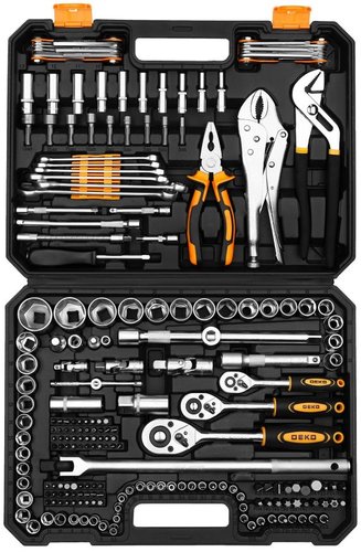 Набор домашнего мастера Deko DKMT213 (213 предметов) - фото