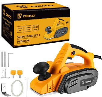 Рубанок Deko DKEP1100W Set1 083-1074 - фото