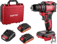 Дрель-шуруповерт Wortex BD 2025 DLi ALL1 1329836 (с 1-им АКБ, кейс) - фото