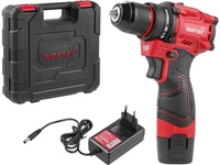 Дрель-шуруповерт Wortex LX BD 1215-1 Li 1333698 (с 1-им АКБ, кейс) - фото