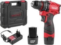 Дрель-шуруповерт Wortex BD 1220 DLi 1333699 (с 2-мя АКБ, кейс) - фото