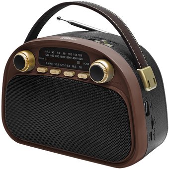 Радиоприемник Ritmix RPR-040 (шоколадный) - фото