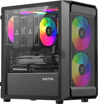 Корпус XASTRA A303M 3ARGB (черный) - фото