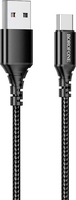 Кабель Borofone BX54 USB Type-A - USB Type-C (1 м, черный) - фото