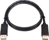 Кабель KS-IS KS-471-10 DisplayPort - DisplayPort (1 м, черный) - фото