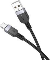 Кабель Hoco X109 USB Type-A - USB Type-C (3 м, черный) - фото