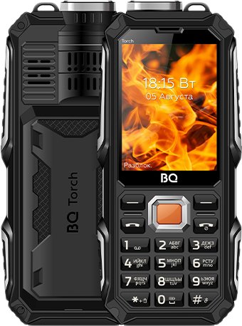 Телефон BQ BQ-2835 Torch (черный) - фото