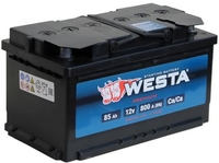 Автомобильный аккумулятор Westa 6СТ-85 VLR Euro низкий R+ (85 А·ч) - фото