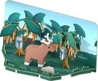 Магнитный конструктор Halftoys Animal Олень с диорамой HA010 - фото