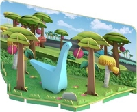 Магнитный конструктор Halftoys Dino Дипло с диорамой HD003 - фото