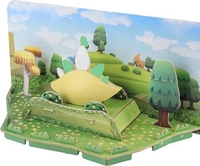 Магнитный конструктор Halftoys Dino Стего с диорамой HD005 - фото