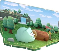 Магнитный конструктор Halftoys Dino Трицера с диорамой HD001 - фото