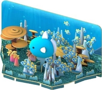 Магнитный конструктор Halftoys Ocean Луна-рыба с диорамой HO002 - фото