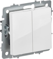 Выключатель перекрестный IEK Brite BR-V23-0-10-K01 (белый) - фото