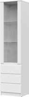 Шкаф-витрина НК-Мебель Stern ШКВ-1 72678280 (белый) - фото