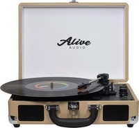 Виниловый проигрыватель Alive Audio Glam Latte - фото