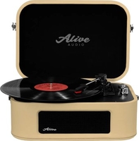 Виниловый проигрыватель Alive Audio Stories (бежевый) - фото