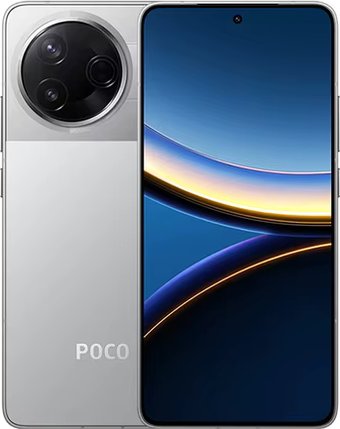 Телефон POCO F7 Pro 12GB/512GB международная версия (серебристый) - фото