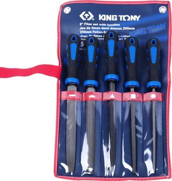 Набор напильников King Tony 1005GQ (5 предметов) - фото