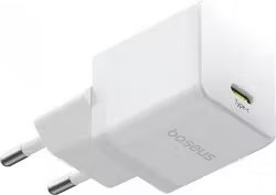 Сетевое зарядное Baseus Palm Fast Charger 1C 30W EU P10111605213-00 (белый) - фото