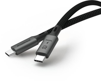 Кабель Momax DC32D USB 3.2 Gen 2x2 Type-C - USB 3.2 Gen 2x2 Type-C (2 м, черный) - фото