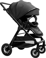Коляска прогулочная «книга» Amarobaby Somnium AB25-10SOMNIUM/09 (черный) - фото