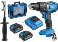 Ударная дрель-шуруповерт Bull SR 1805 1329882 (с 2-мя АКБ, кейс) - фото