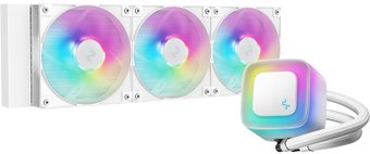 Система жидкостного охлаждения для процессора DeepCool LE360 WH V2 R-LE360-WHAMMN-G-2 - фото