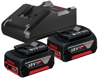 Аккумулятор с зарядным устройством Bosch 1600A019S1 (18В/2x4 Ah + 18-40В) - фото