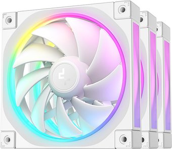 Комплект вентиляторов для корпуса DeepCool FL12 WH-3 IN 1 R-FL12-WHAPN3-G - фото