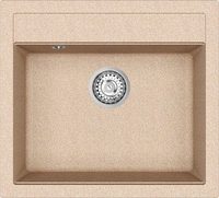 Кухонная мойка Aquasanita Rock SQR 101 110 AW (бежевый) - фото