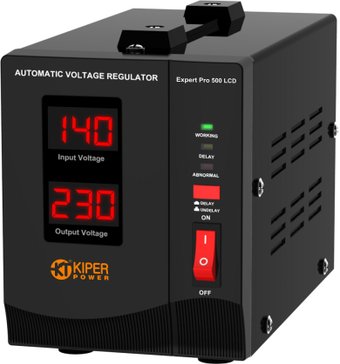 Стабилизатор напряжения Kiper Power Expert Pro 500 LCD - фото