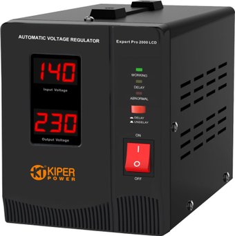 Стабилизатор напряжения Kiper Power Expert Pro 2000 LCD - фото